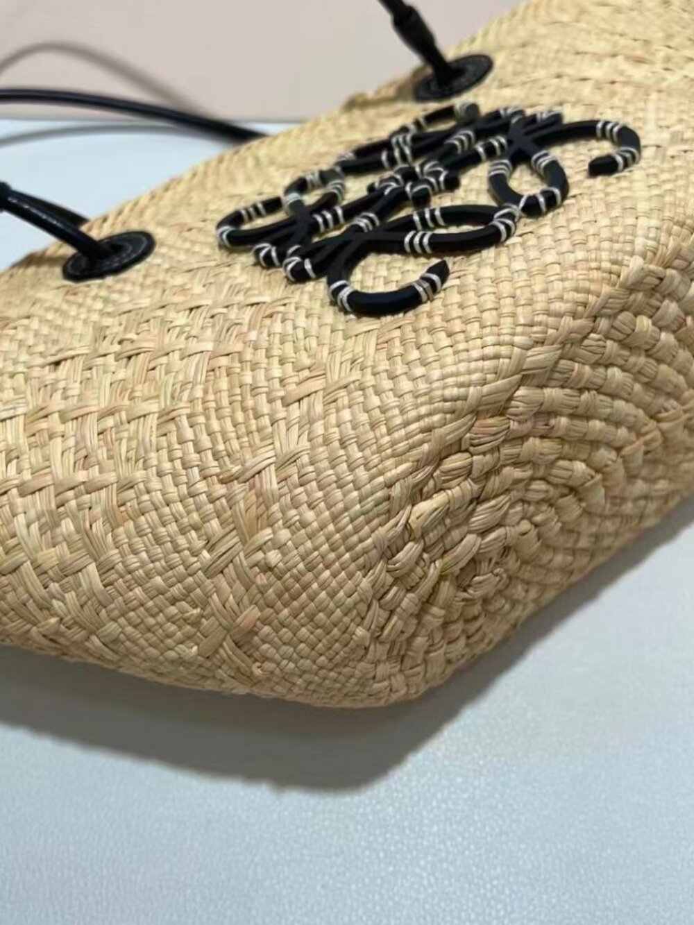 Loewe Handwoven Iraca Palm Tote Bag View 6